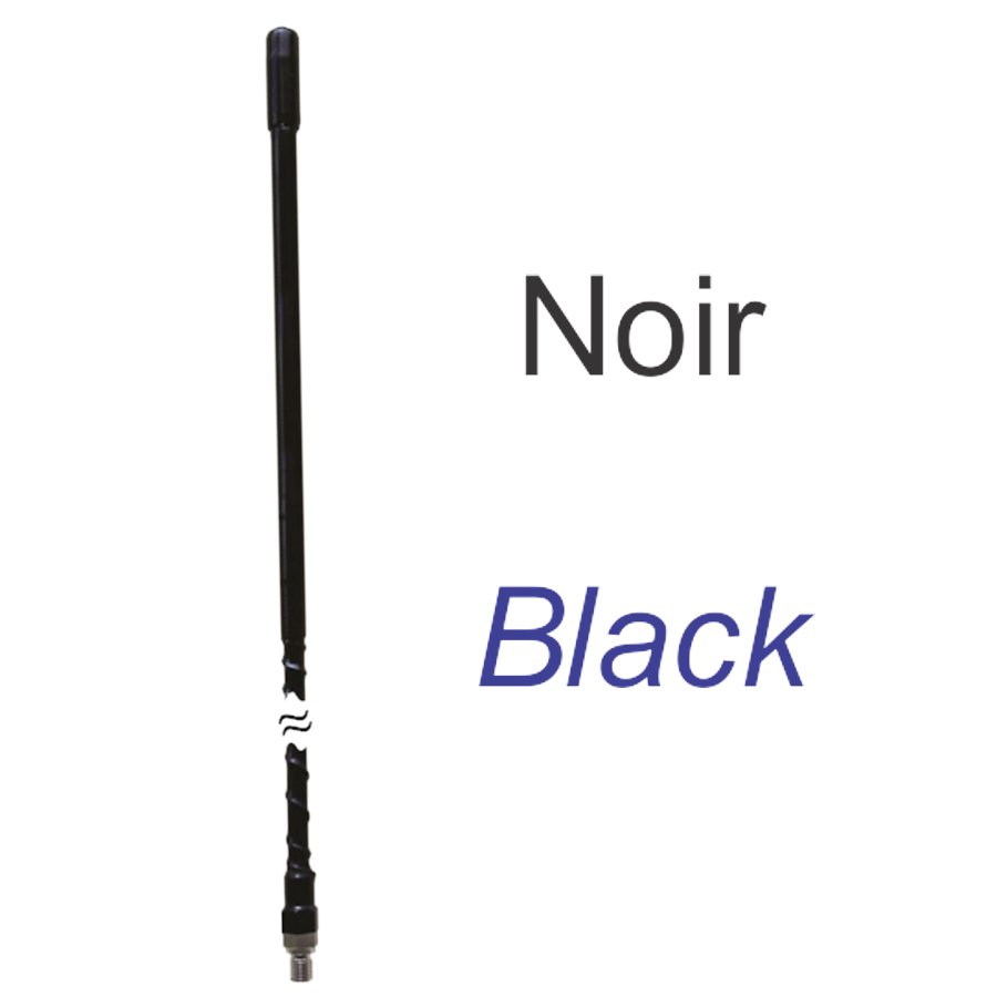 antenne 3 éléments fibre noire highway man 500w f503h